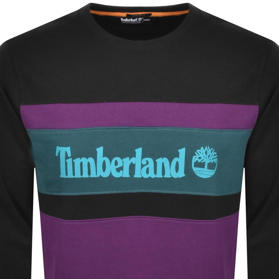 Alternative Image for ProductTimberland Crew Neck Logo Sweatshirt Black2